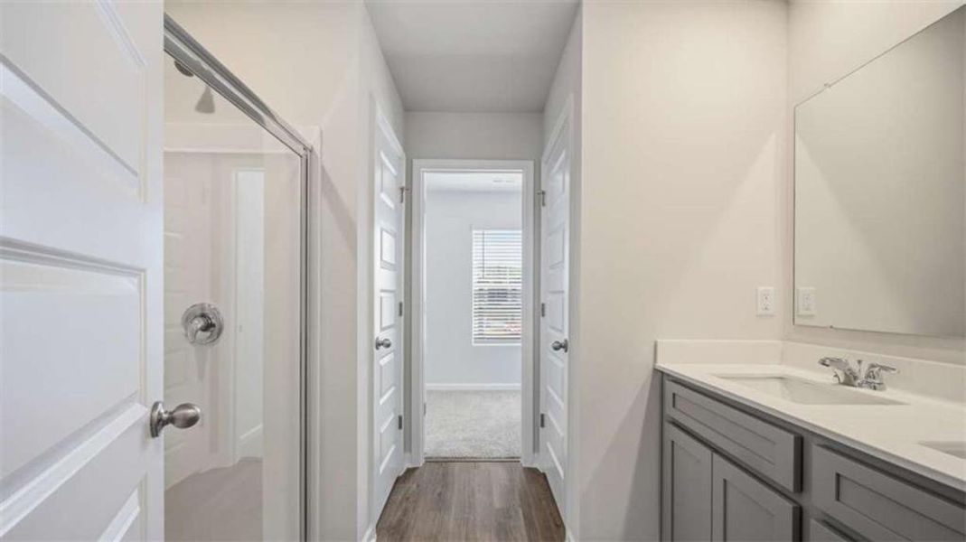 Furnished interior view inside a new home in Willowbrook, Winder (Image 10). Furnished interior view inside a new home in Willowbrook, Winder (Image 10).