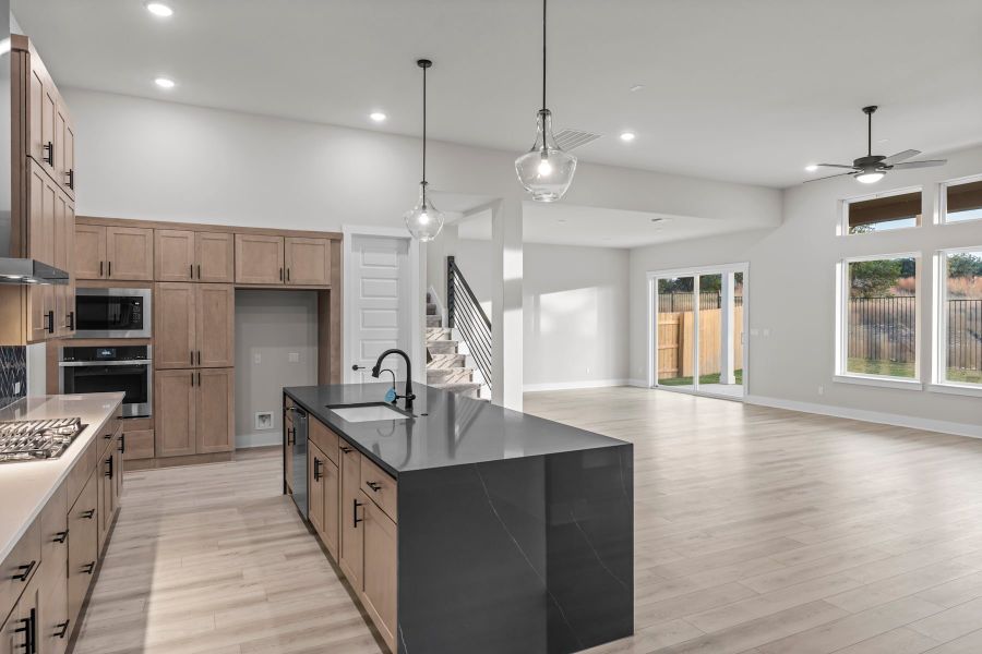 Furnished interior view inside a new home in Lariat, Liberty Hill (Image 5).