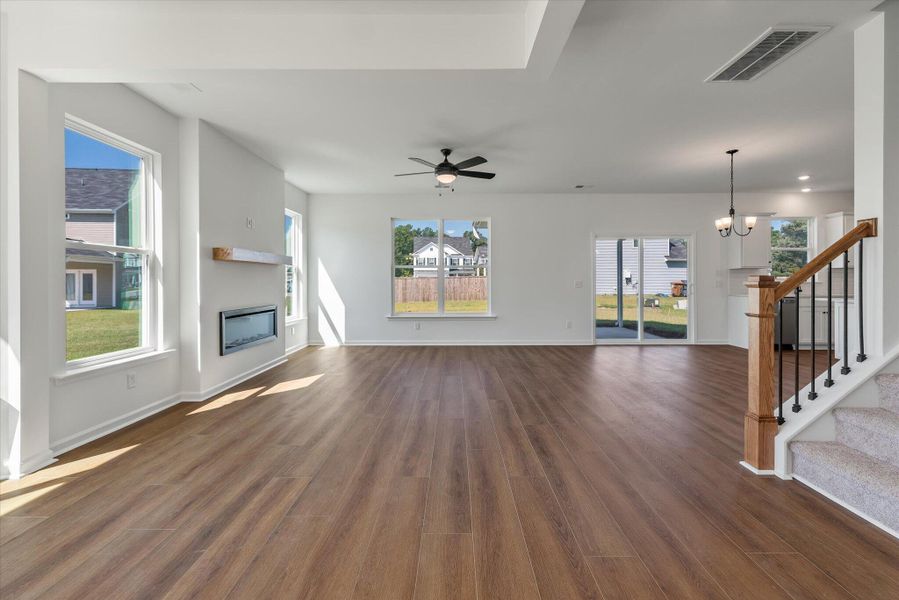 Spacious, unfurnished interior of a new home in Oakley Pointe, Moncks Corner (Image 17). Spacious, unfurnished interior of a new home in Oakley Pointe, Moncks Corner (Image 17).