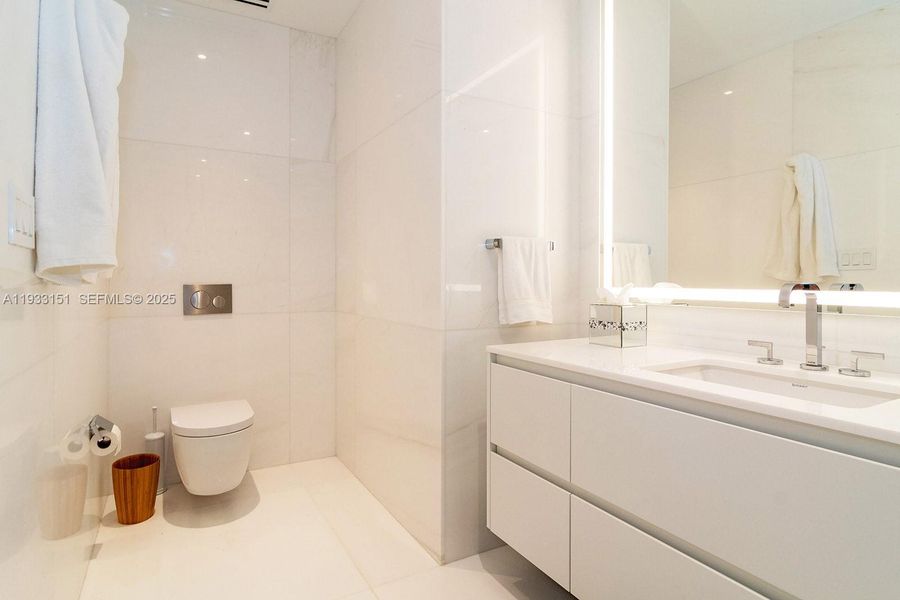 Furnished interior view inside a new home in Aston Martin Residences, Miami (Image 8).