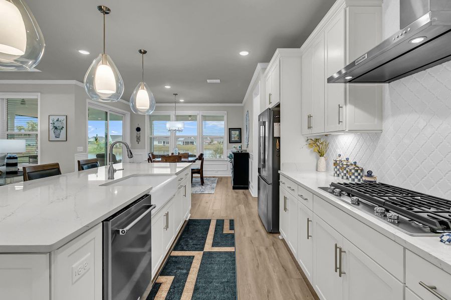 Furnished interior view inside a new home in , Summerville (Image 8).