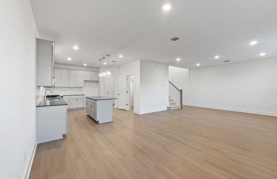 Spacious, unfurnished interior of a new home in Saddleback at Santa Rita Ranch, Liberty Hill (Image 23). Spacious, unfurnished interior of a new home in Saddleback at Santa Rita Ranch, Liberty Hill (Image 23).