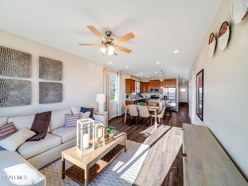 Furnished interior view inside a new home in South Ranch Southern Collection, Prescott (Image 13).