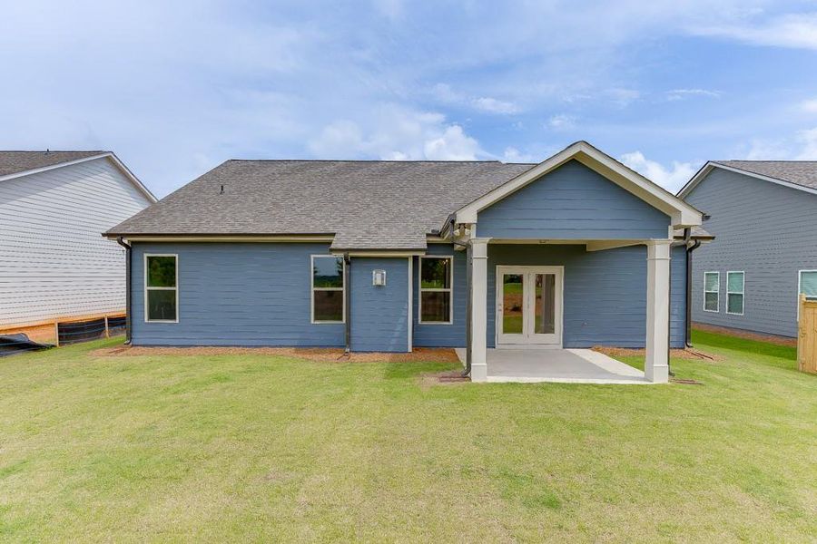 Front exterior of a new home in , Jefferson, GA, highlighting curb appeal (Image 24).