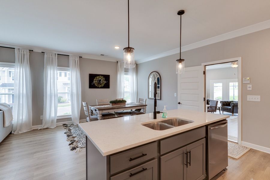 Representative furnished interior of a home built from the Emery by Parkside Builders in The Woods, Gallatin (Image 13).