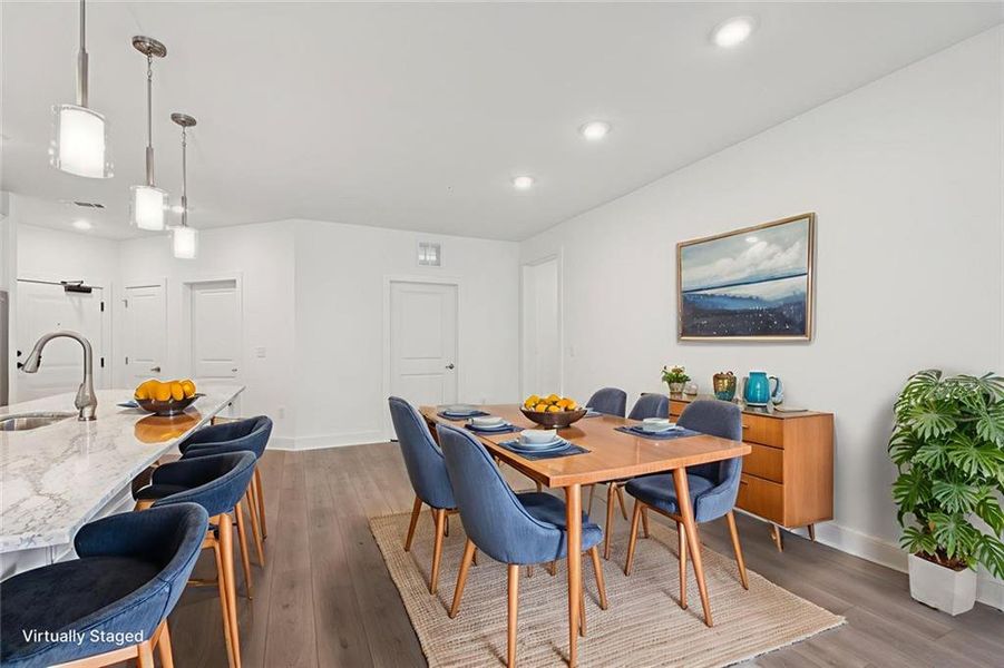 Furnished interior view inside a new home in , Cumming (Image 17). Furnished interior view inside a new home in , Cumming (Image 17).