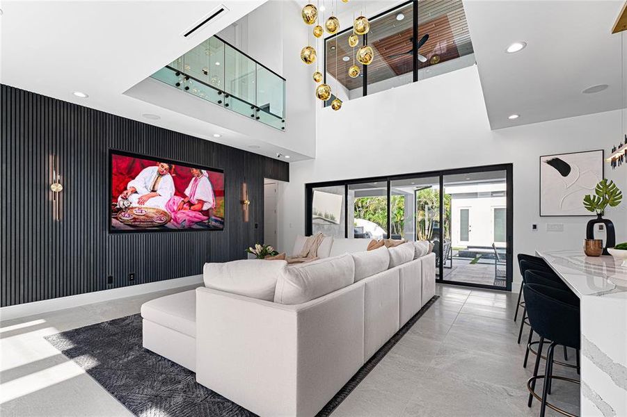 Furnished interior view inside a new home in , Tampa (Image 28).