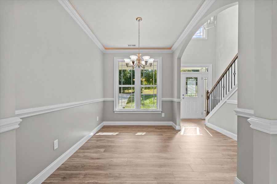 Representative unfurnished interior of a home built from the Enory by Enchanted Homes in Guadalupe Heights, Seguin (Image 19).