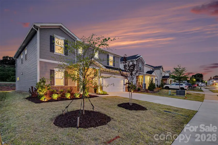 Front exterior of a new home in Shepherds Landing, Mooresville, NC, highlighting curb appeal (Image 17).