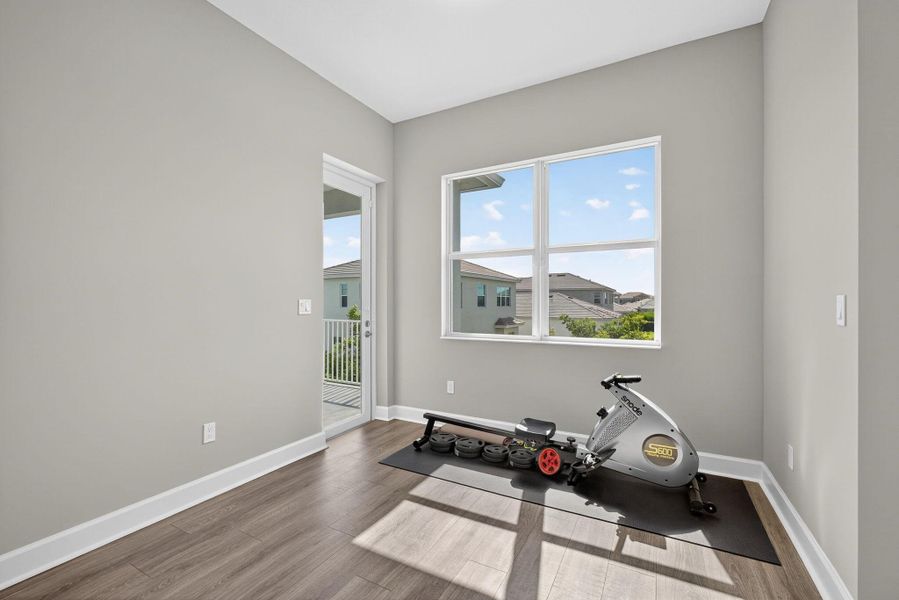 Furnished interior view inside a new home in , The Acreage (Image 51).