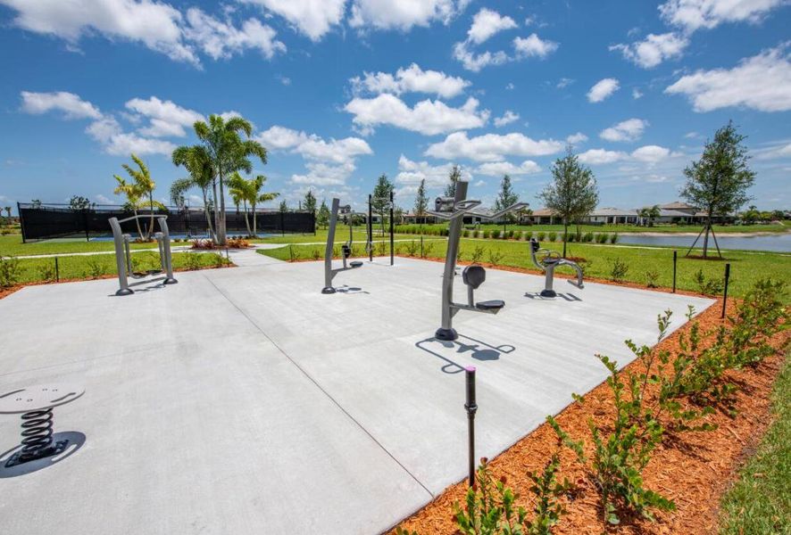 Outdoor Workout Area Outdoor Workout Area