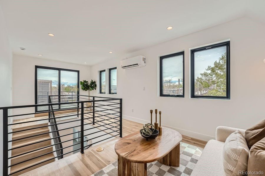 Furnished interior view inside a new home in , Denver (Image 5). Furnished interior view inside a new home in , Denver (Image 5).