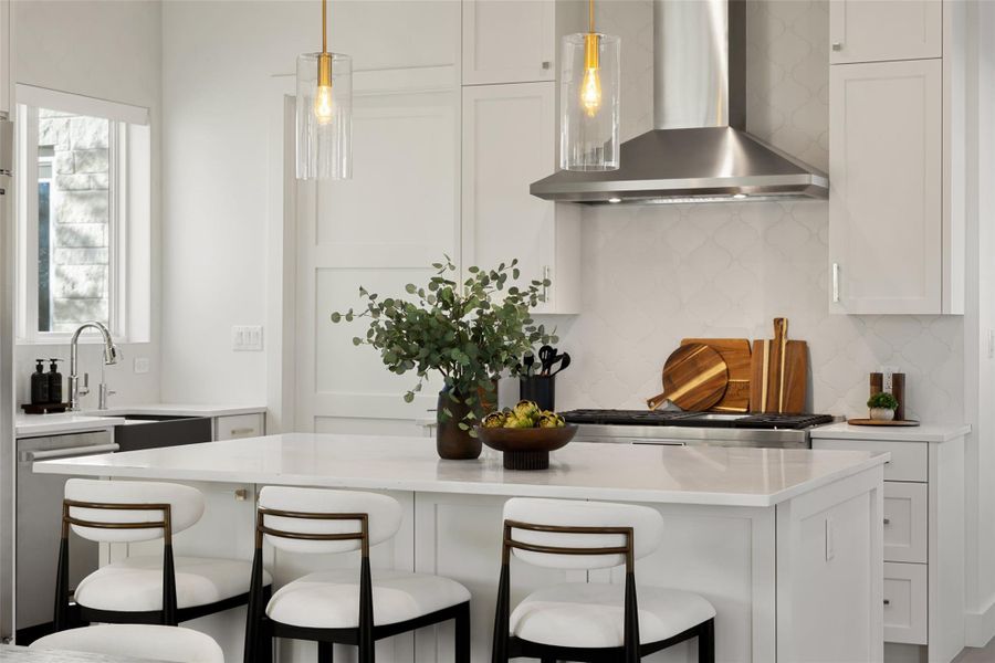 Furnished interior view inside a new home in , Dripping Springs (Image 18).