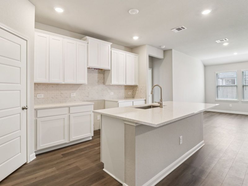 Furnished interior view inside a new home in Kallison Ranch, San Antonio (Image 9).