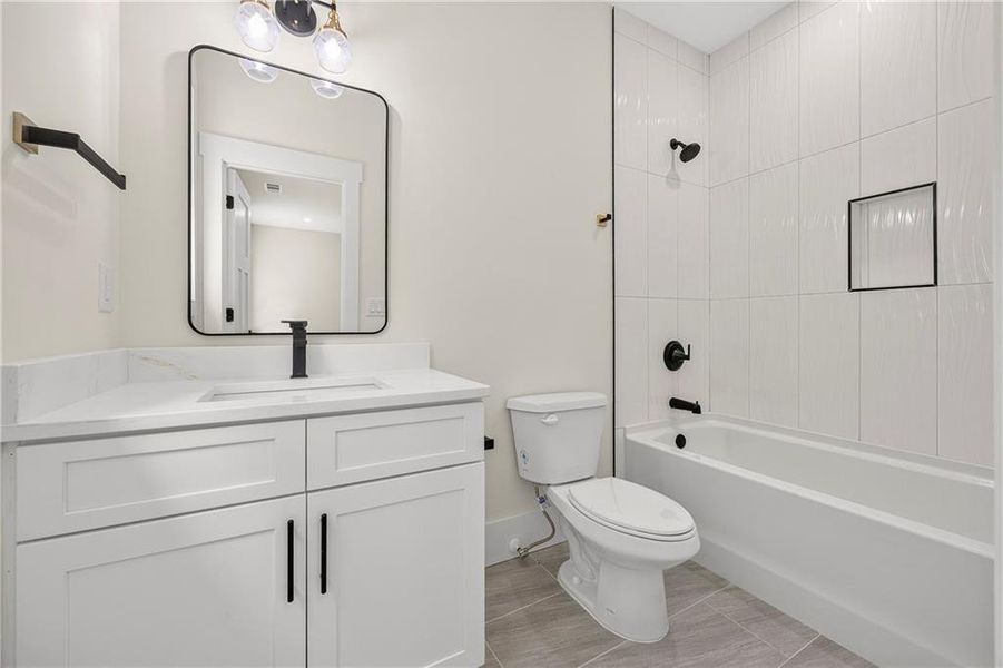 Furnished interior view inside a new home in , Marietta (Image 18).