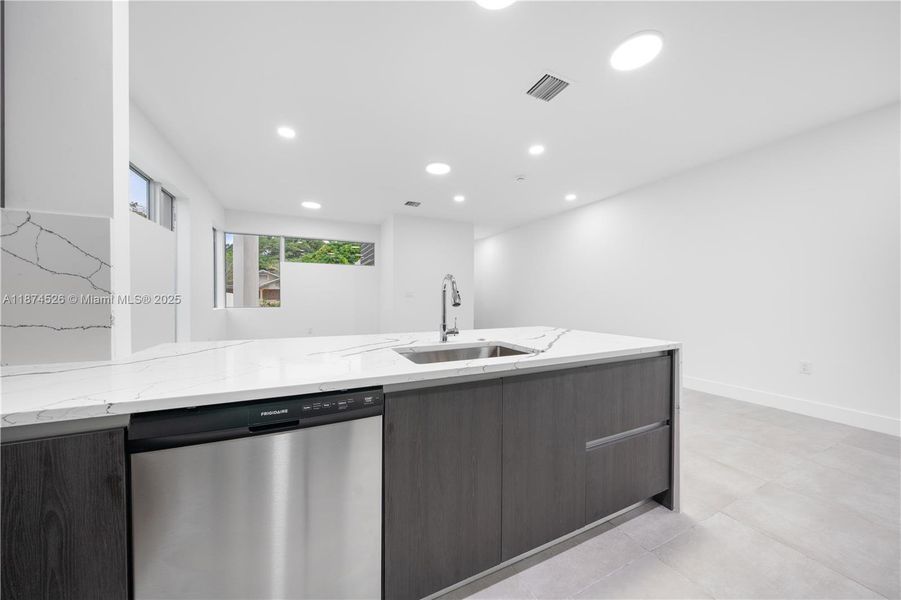 Furnished interior view inside a new home in , Miami (Image 14).