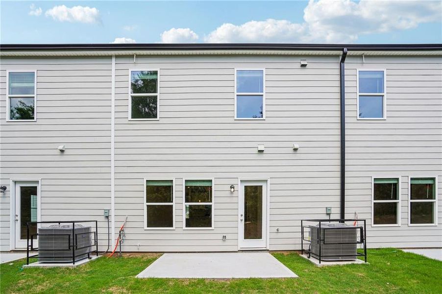 Exterior details and patio area of a home in Artisan Walk, Fairburn (Image 3).
