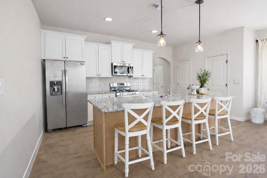 Furnished interior view inside a new home in , Charlotte (Image 9).