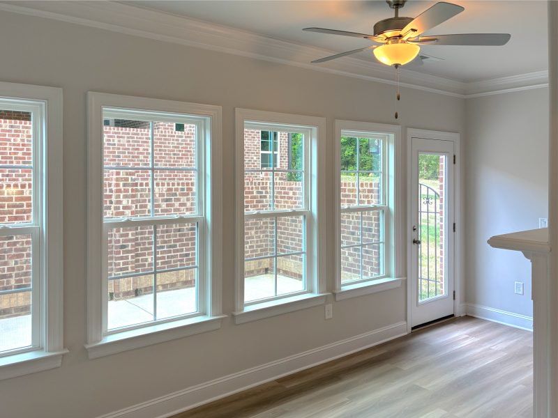 Spacious, unfurnished interior of a new home in Weybridge, Burlington (Image 31). Spacious, unfurnished interior of a new home in Weybridge, Burlington (Image 31).