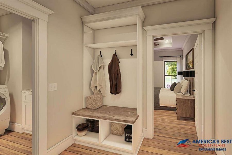 Furnished interior view inside a new home in Parallel Pastures, Poolville (Image 4).