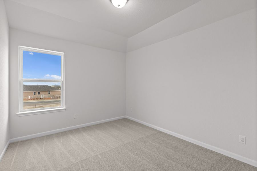 Representative unfurnished interior of a home built from the Emory by Beazer Homes in Hunter's Ranch, San Antonio (Image 12). Representative unfurnished interior of a home built from the Emory by Beazer Homes in Hunter's Ranch, San Antonio (Image 12).