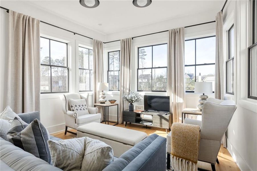 Furnished interior view inside a new home in , Chattahoochee Hills (Image 5).
