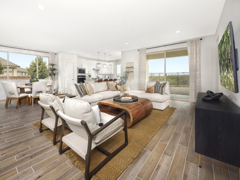 Relax and unwind in the spacious greatroom.