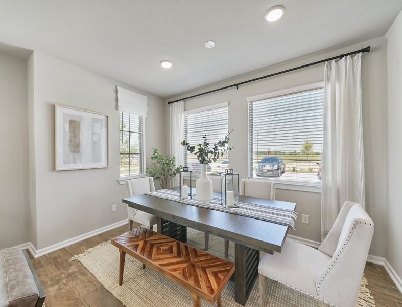 Furnished interior view inside a new home in Elyson, Katy (Image 10). Furnished interior view inside a new home in Elyson, Katy (Image 10).