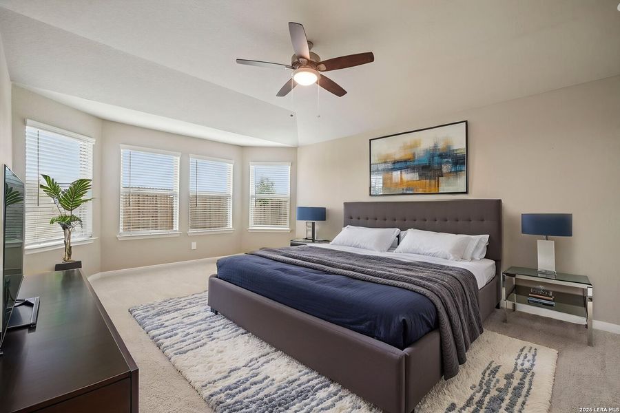 Furnished interior view inside a new home in Legendary Trails - Premier Series, Cibolo (Image 8). Furnished interior view inside a new home in Legendary Trails - Premier Series, Cibolo (Image 8).