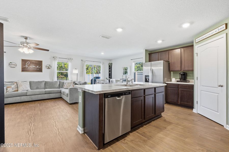 Furnished interior view inside a new home in Willow Springs, Green Cove Springs (Image 9).