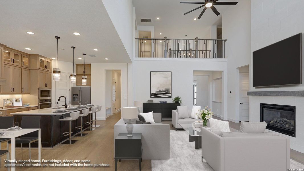 Furnished interior view inside a new home in Esperanza, Boerne (Image 11).