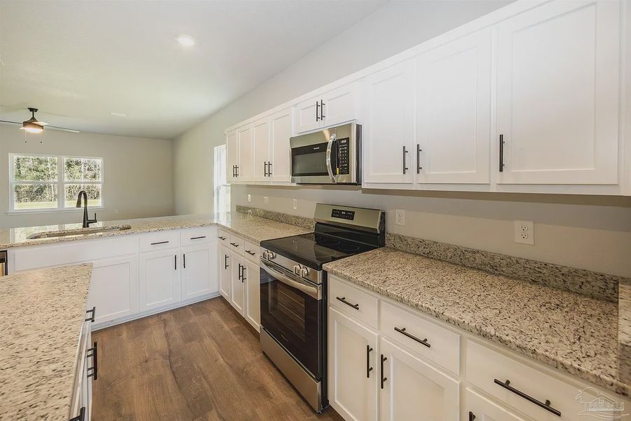 Furnished interior view inside a new home in Parkland Place, Pace (Image 11).
