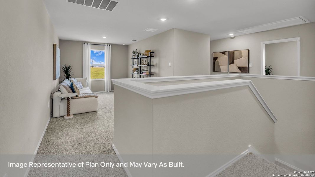 Furnished interior view inside a new home in Spring Valley, New Braunfels (Image 5).
