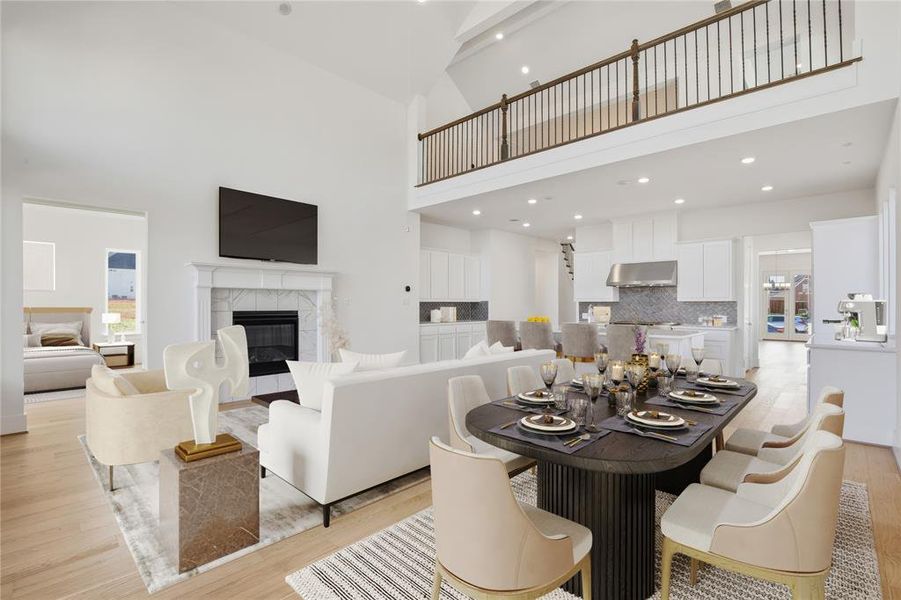 Furnished interior view inside a new home in Silverleaf Estates in Frisco, Frisco (Image 5).