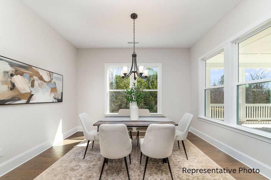 Furnished interior view inside a new home in Shepherds Trace, Clover (Image 16).