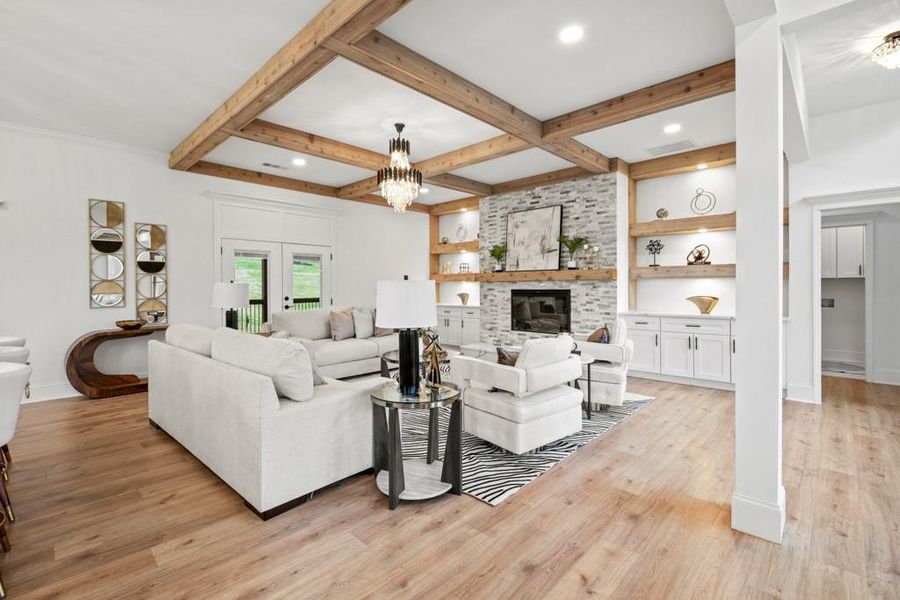 Furnished interior view inside a new home in , Dacula (Image 7).