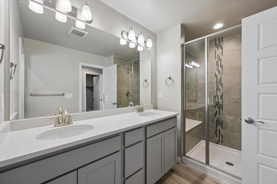 Furnished interior view inside a new home in Buffalo Highlands – Commerce City, Commerce City (Image 7).
