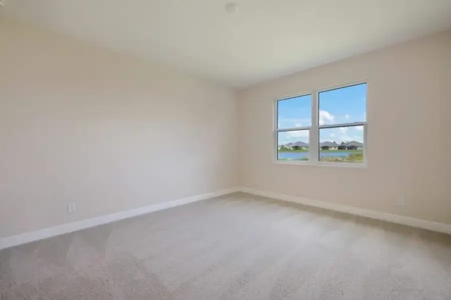 Representative unfurnished interior of a home built from the Boca Grande by Medallion Home in Reflection Villas at Watercolor Place, Bradenton (Image 15).