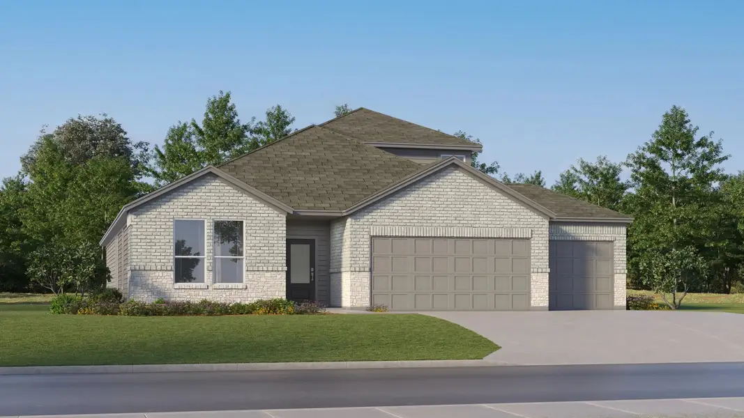 Exterior D with landscaping