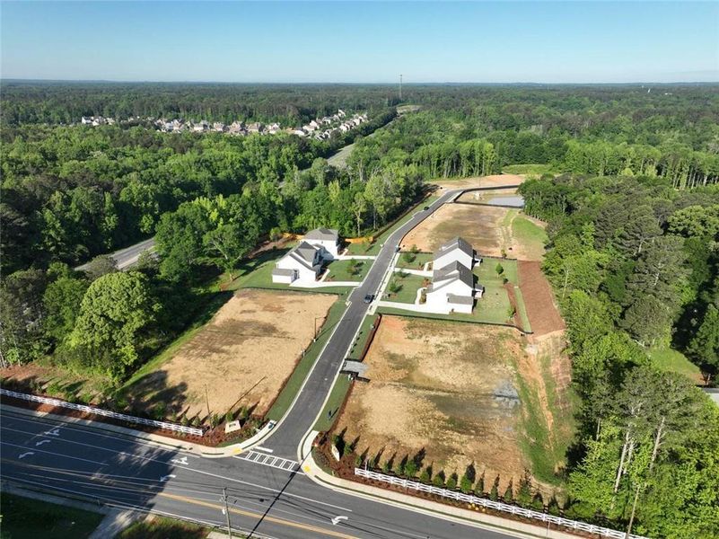 Site preparation for new homesites in Oak Valley Estates, Marietta (Image 77).