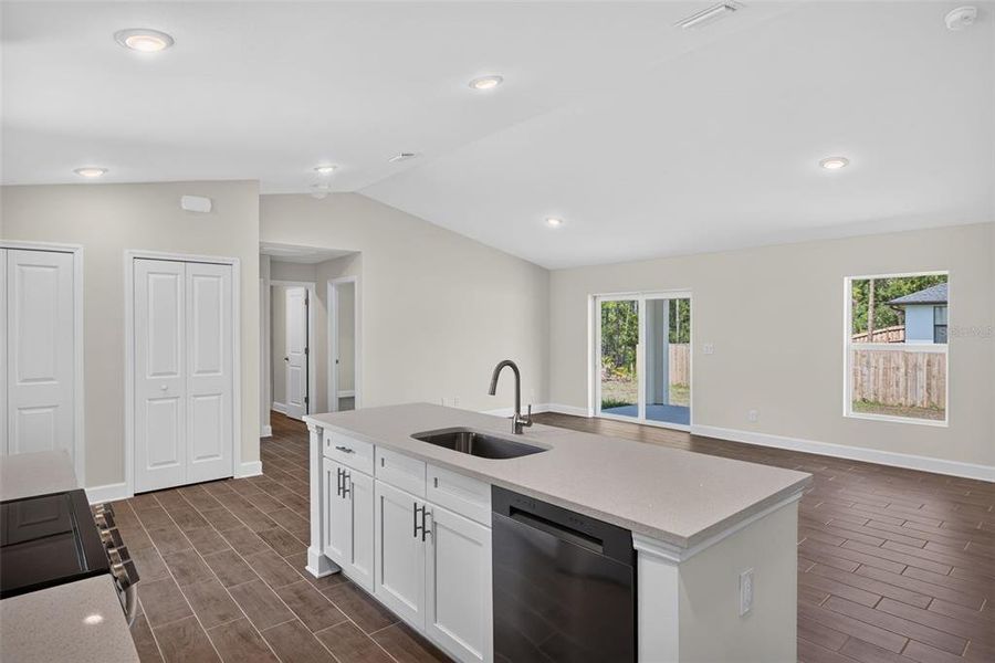 Furnished interior view inside a new home in , Port Charlotte (Image 5). Furnished interior view inside a new home in , Port Charlotte (Image 5).