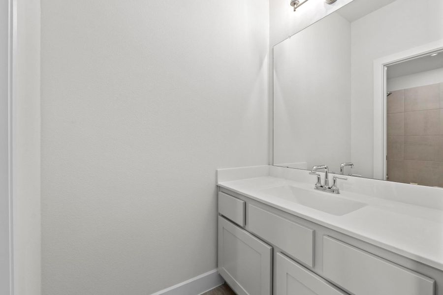 Furnished interior view inside a new home in Lariat, Liberty Hill (Image 15).