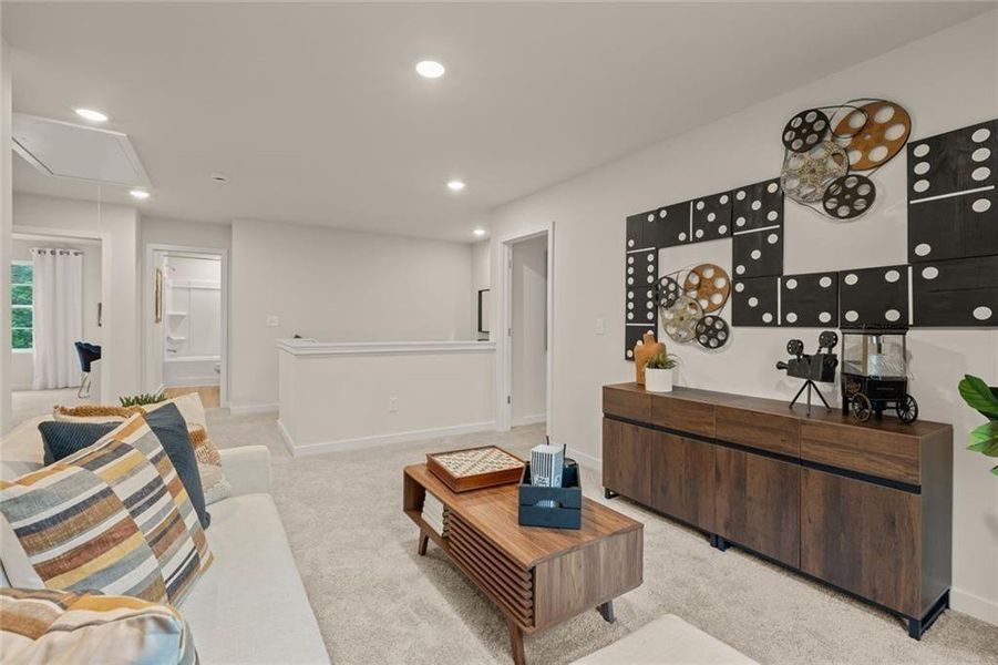 Furnished interior view inside a new home in Hawthorne Reserve, Dallas (Image 7).
