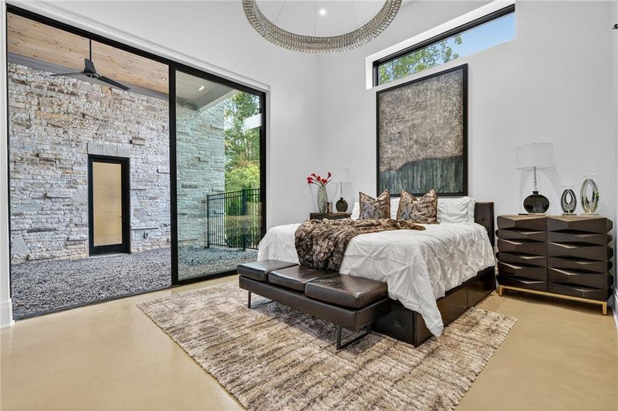 Furnished interior view inside a new home in , Atlanta (Image 68).