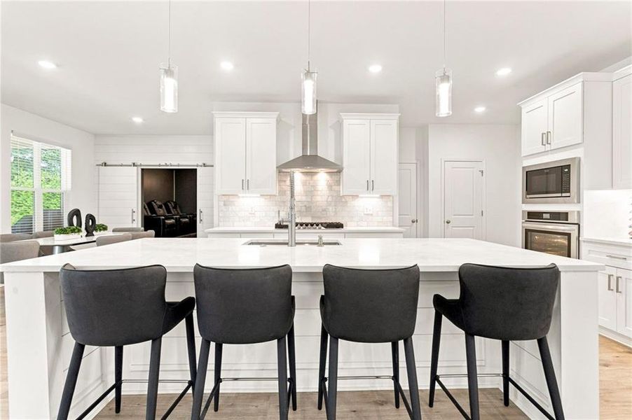 Furnished interior view inside a new home in , Conyers (Image 21).