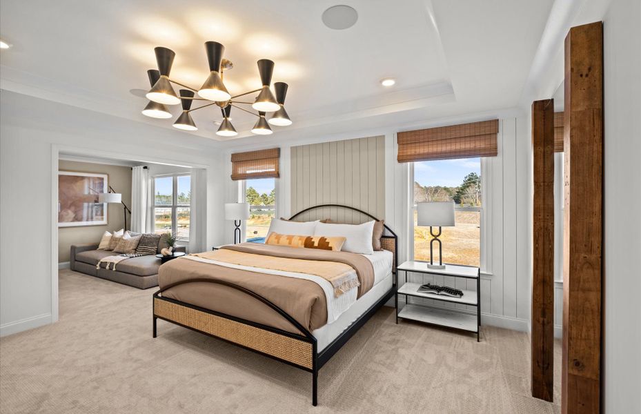 Furnished interior view inside a new home in Cannon Run, Concord (Image 6).