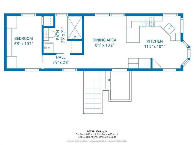 2D floor plan layout of this home in , Yantis, TX (Image 4).