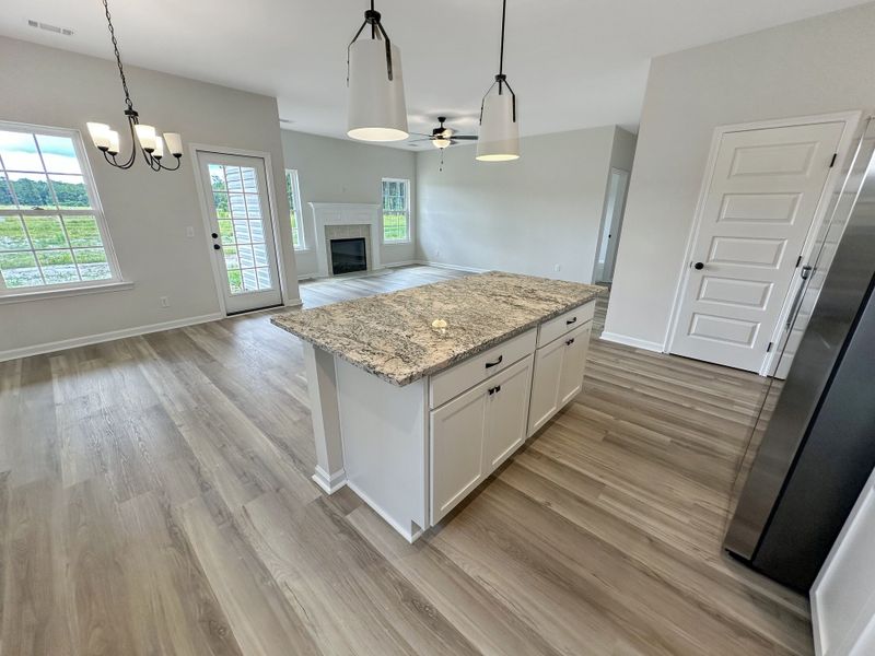 Furnished interior view inside a new home in Tranquil South, Hinesville (Image 7).