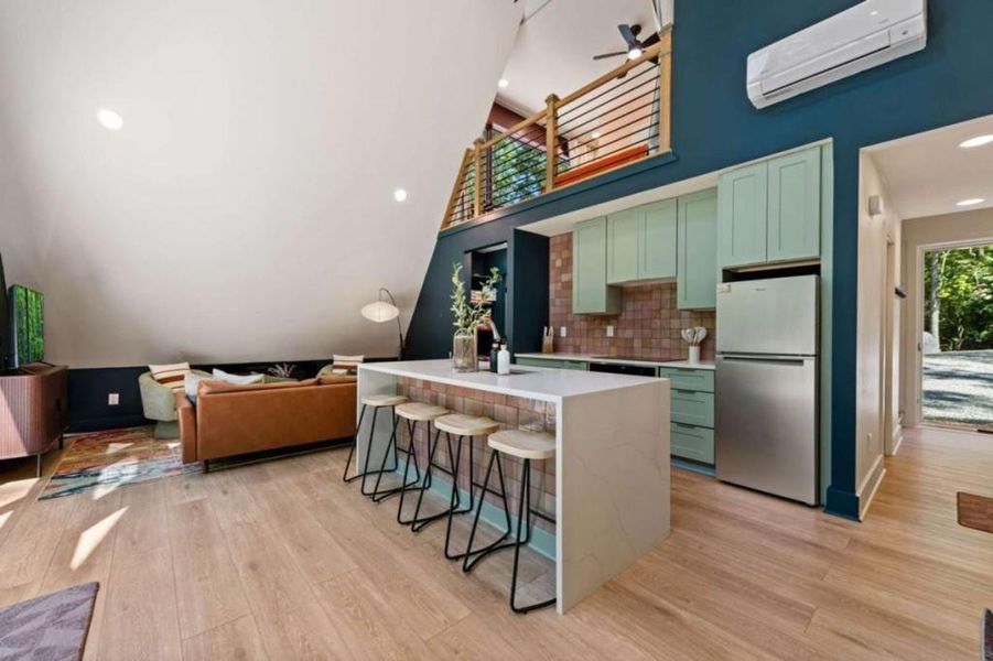 Furnished interior view inside a new home in , Blue Ridge (Image 8).
