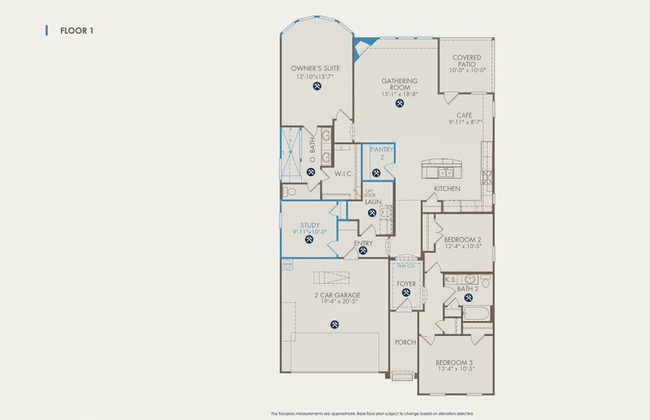 Arlington Floor Plan, Quick Move-In Home, Floor 1